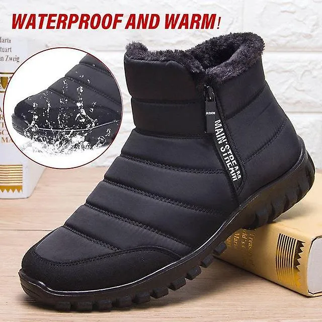 202 Botas de invierno Hombres Impermeable Nieve Hombres Zapatos Planos Casual Invierno Plataforma Botines para Mujeres Zapatos d