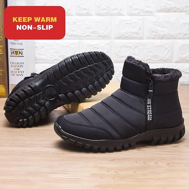 202 Botas de invierno Hombres Impermeable Nieve Hombres Zapatos Planos Casual Invierno Plataforma Botines para Mujeres Zapatos d