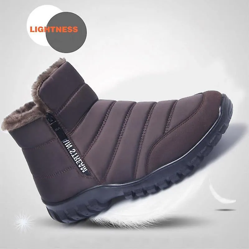 202 Botas de invierno Hombres Impermeable Nieve Hombres Zapatos Planos Casual Invierno Plataforma Botines para Mujeres Zapatos d