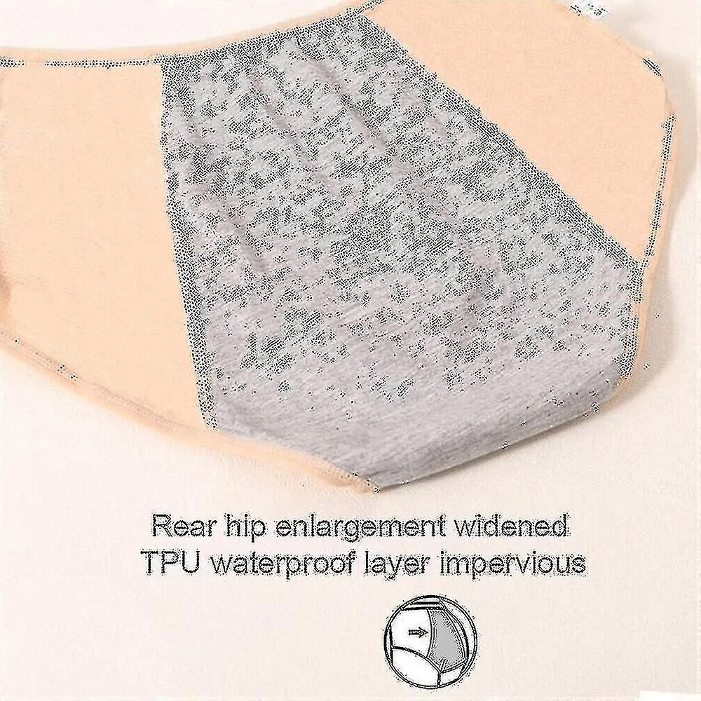 5 piezas de ropa interior a prueba de fugas para el período menstrual de las mujeres, ropa interior a prueba de fugas para la in