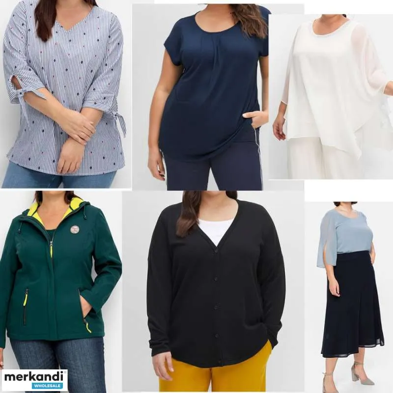 5,50€ c/u/a, Sheego Ropa de Mujer Tallas Grandes, L, XL, XXL, XXXL,