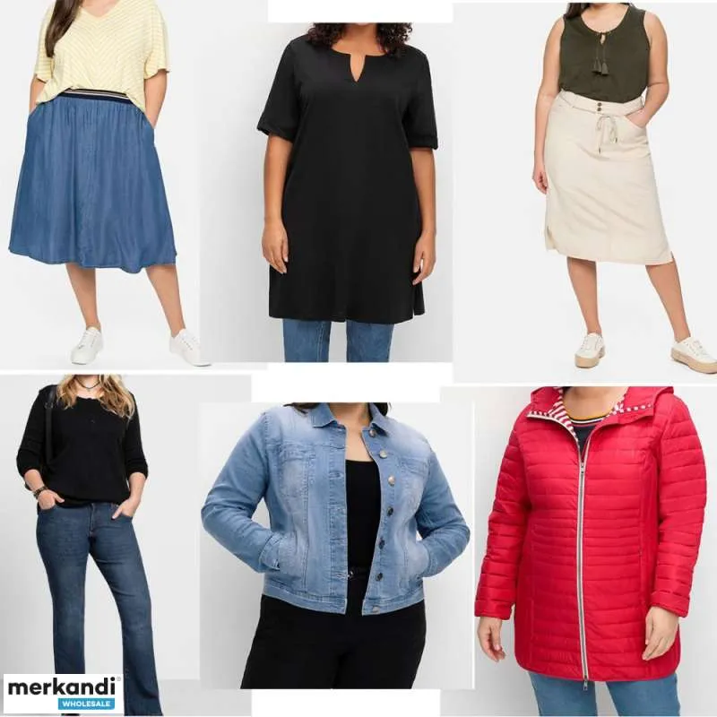 5,50€ c/u/a, Sheego Ropa de Mujer Tallas Grandes, L, XL, XXL, XXXL,