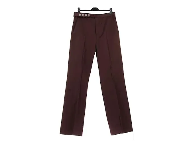 ACNE STUDIOS Pantalón T.FR 48 Algodón Castaño 