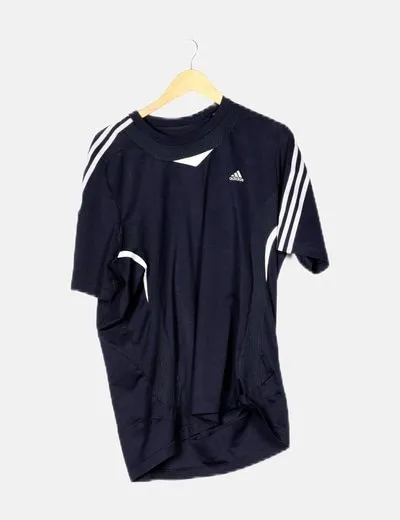 Adidas Camiseta deportiva azul marina