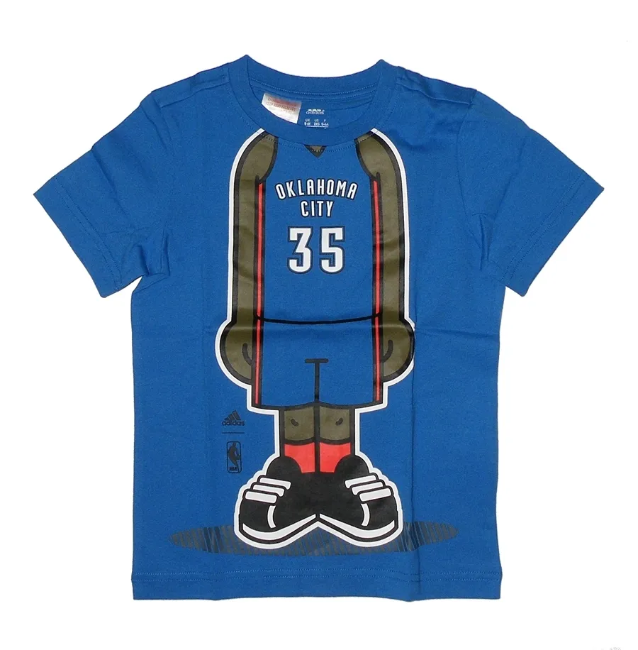 Adidas Camiseta Niño GFX Graphic Oklahoma Durant Nº 35 (azul)