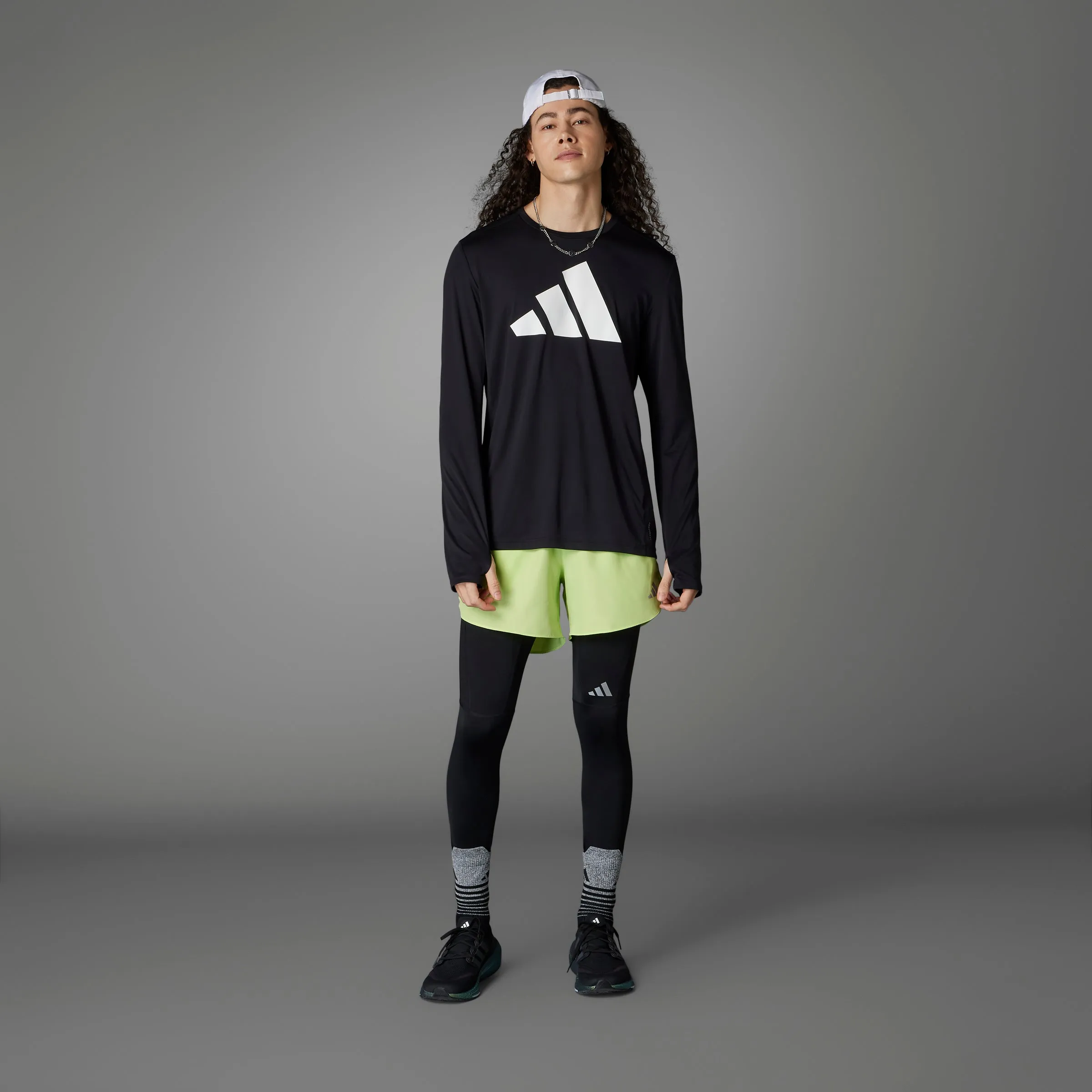 ADIDAS RUN IT LONG SLEEVE LONGSLEEVE TOP BLACK