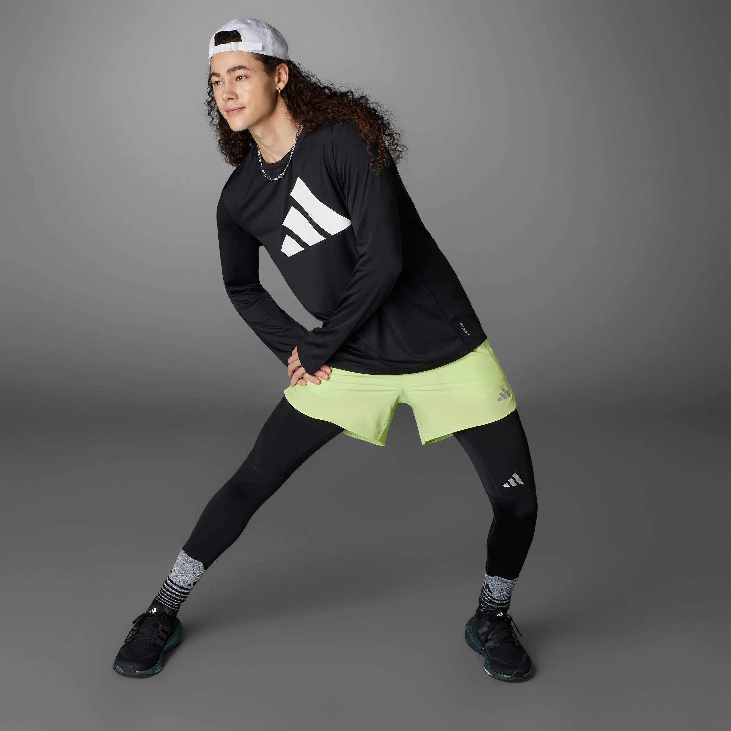 ADIDAS RUN IT LONG SLEEVE LONGSLEEVE TOP BLACK
