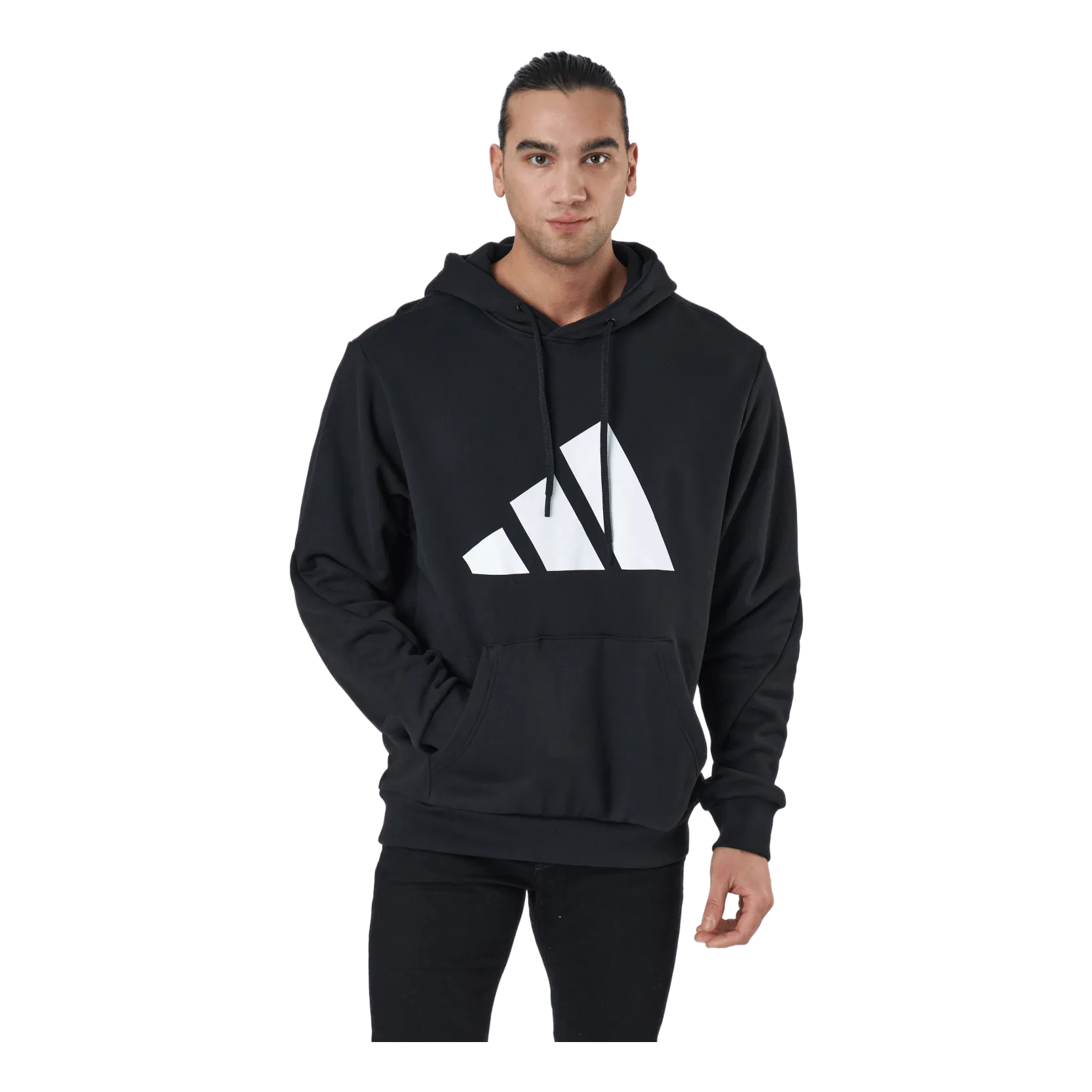 Adidas Sportswear Future Icons Three Bar Hoodie Black