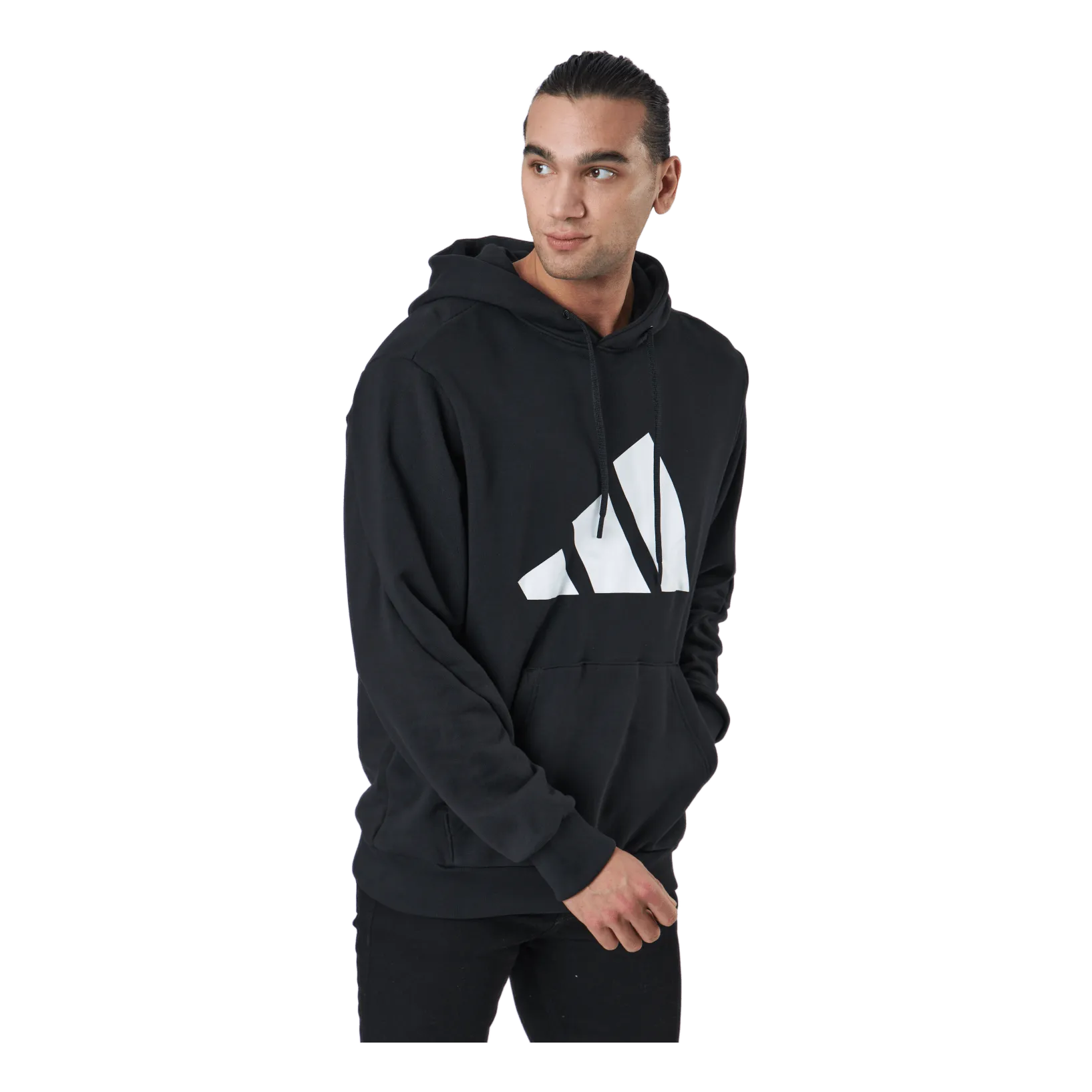 Adidas Sportswear Future Icons Three Bar Hoodie Black