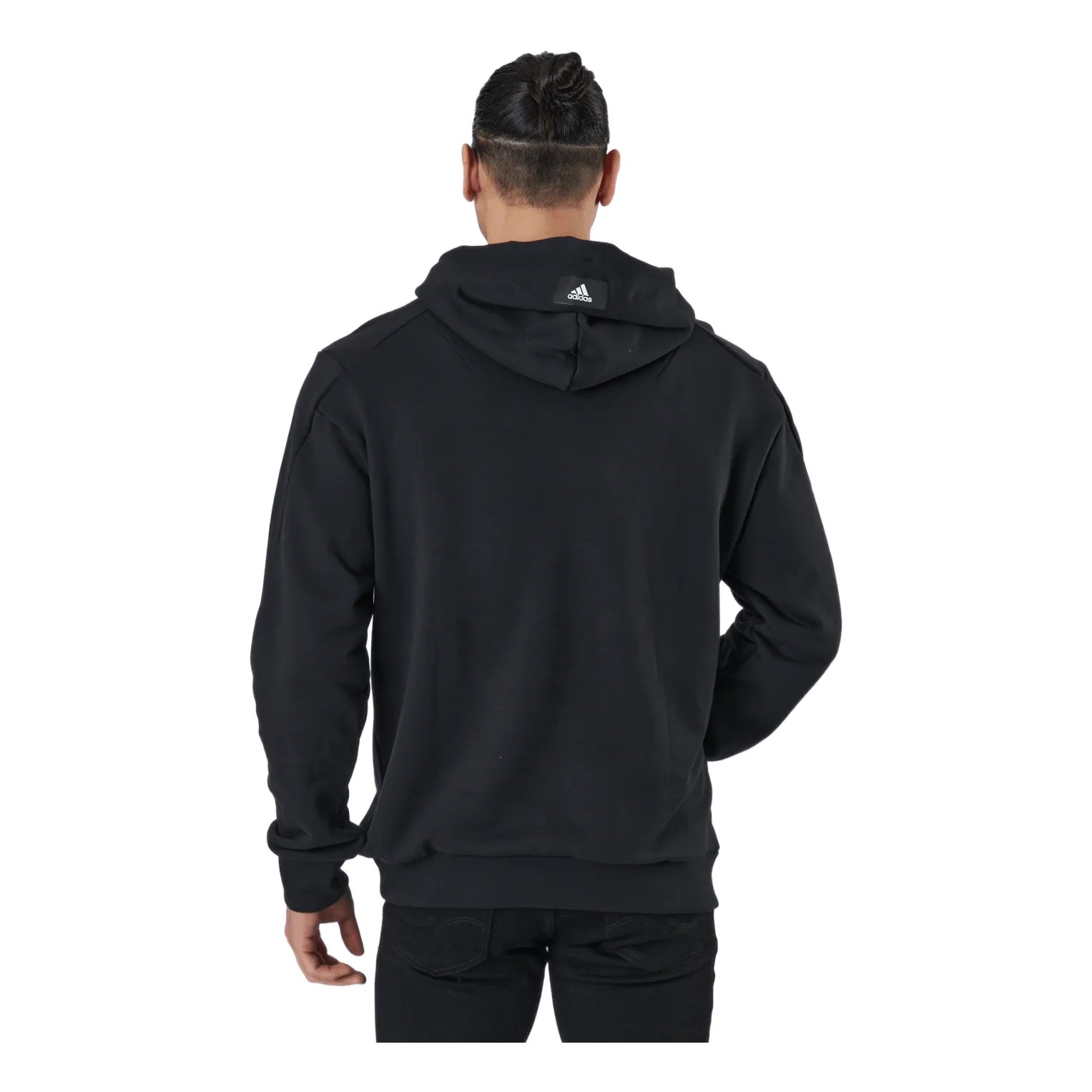 Adidas Sportswear Future Icons Three Bar Hoodie Black