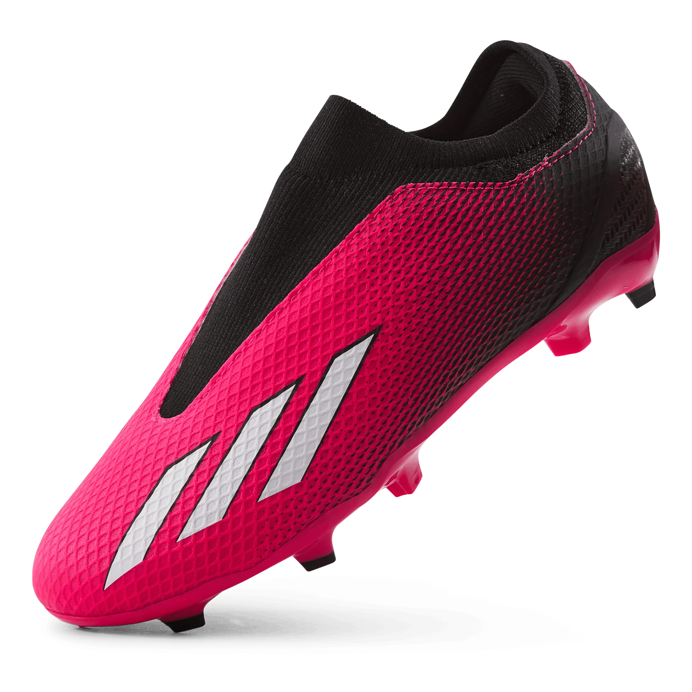 Adidas X Speedportal.3 Laceless Firm Ground Boots Team Shock Pink 2 / Zero Metalic / Core Black