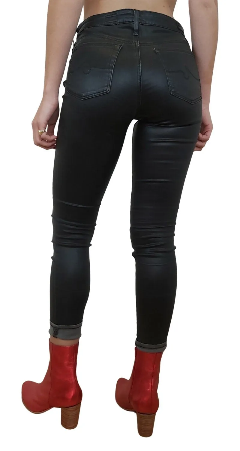 AG The Farrah Skinny Ankle Black