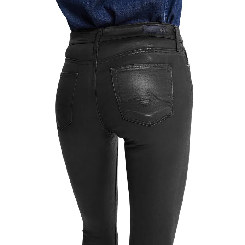 AG The Farrah Skinny Ankle Black