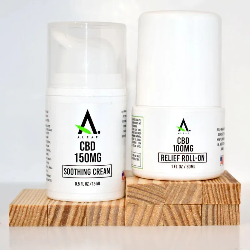 ALEAF TRAVELSIZE BROAD SPECTRUM CBD SOOTHING CREAM 150ML
