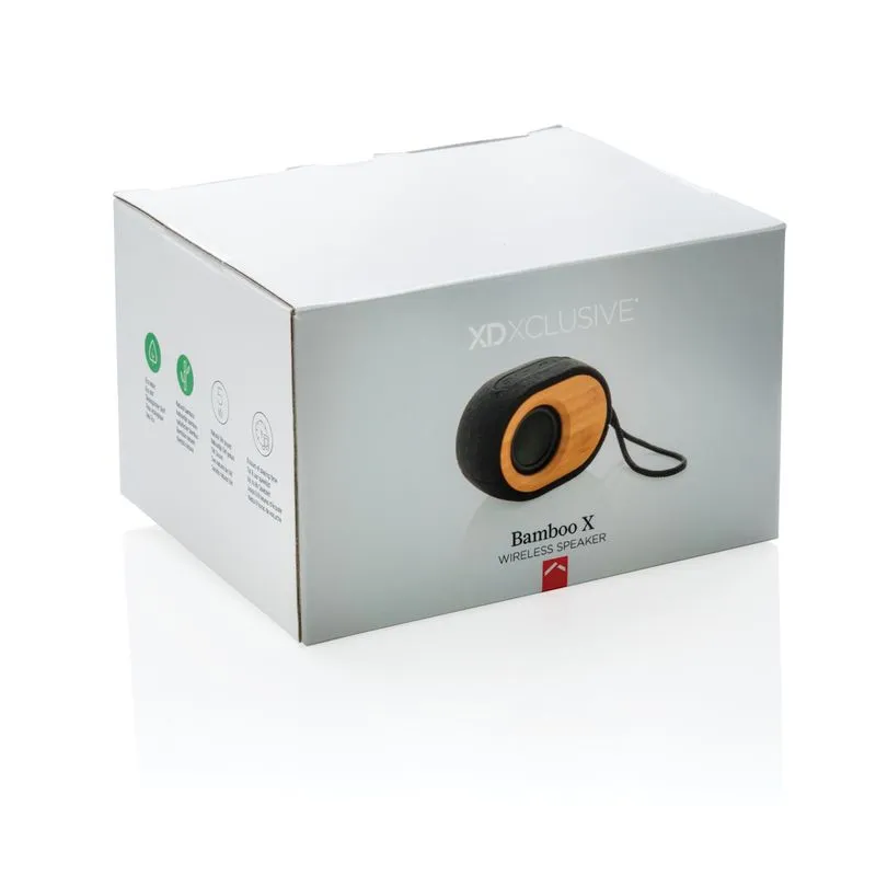 Altavoz personalizado de diseño eco Bamboo X