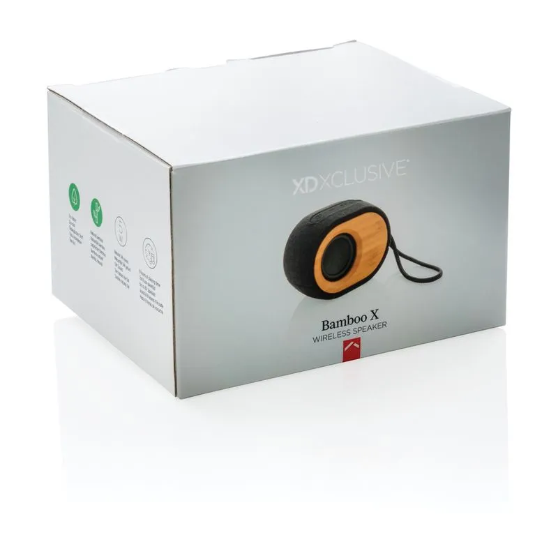 Altavoz personalizado de diseño eco Bamboo X