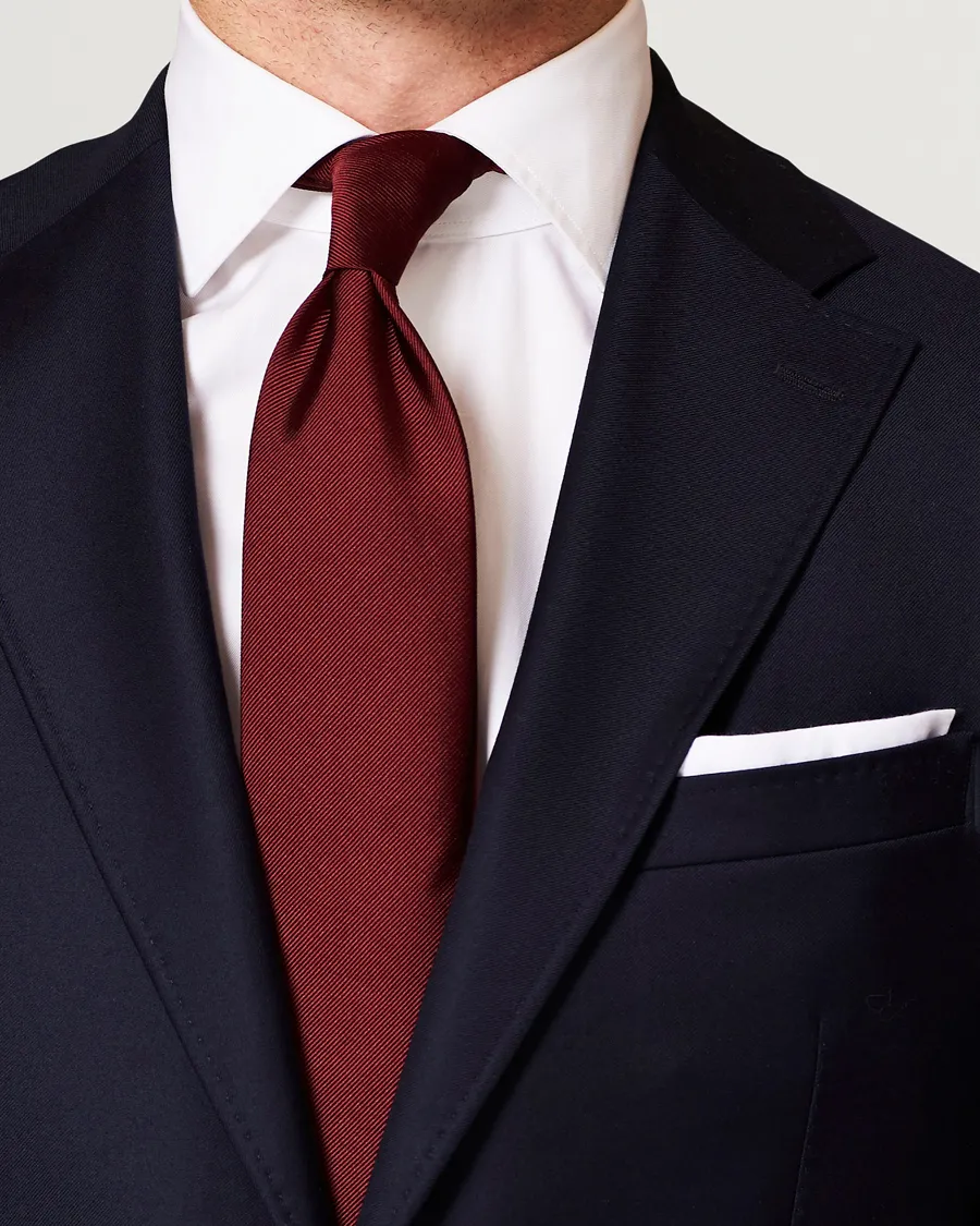 AMANDA CHRISTENSEN 3PACK COTTON POCKET SQUARE WHITE