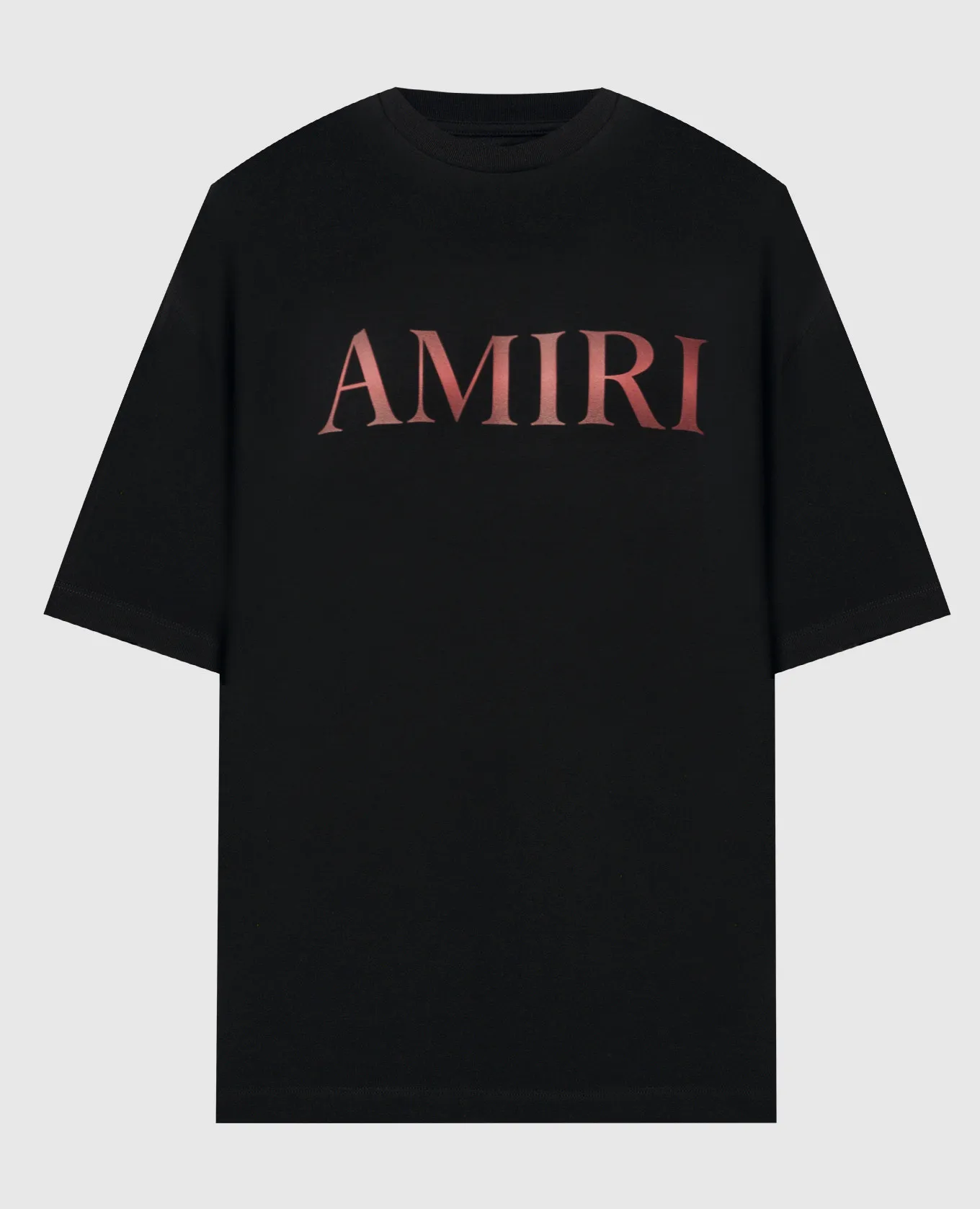 AMIRI BLACK CORE TSHIRT WITH GRADIENT LOGO PRINT