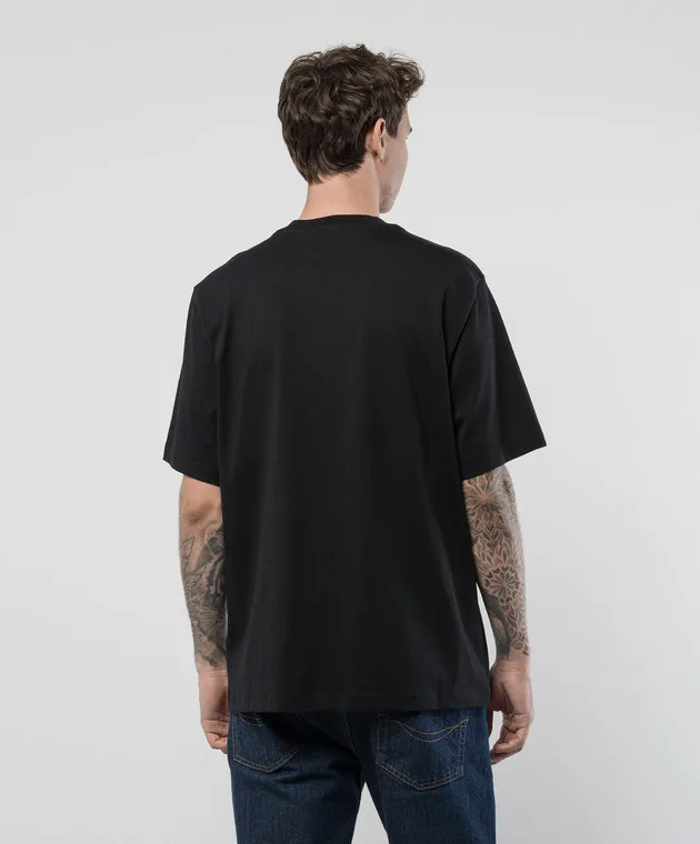 AMIRI BLACK CORE TSHIRT WITH GRADIENT LOGO PRINT