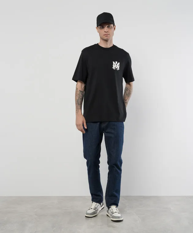 AMIRI BLACK MA CORE MONOGRAM TSHIRT