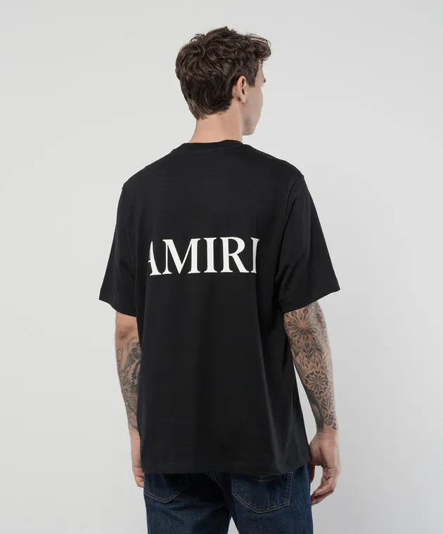 AMIRI BLACK MA CORE MONOGRAM TSHIRT