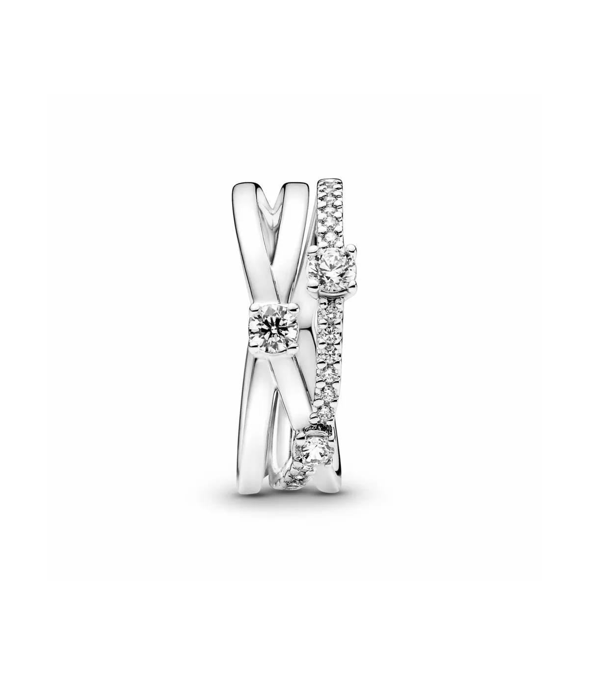 ANILLO PANDORA TRIPLE ALIANZA BRILLANTE  199400C01