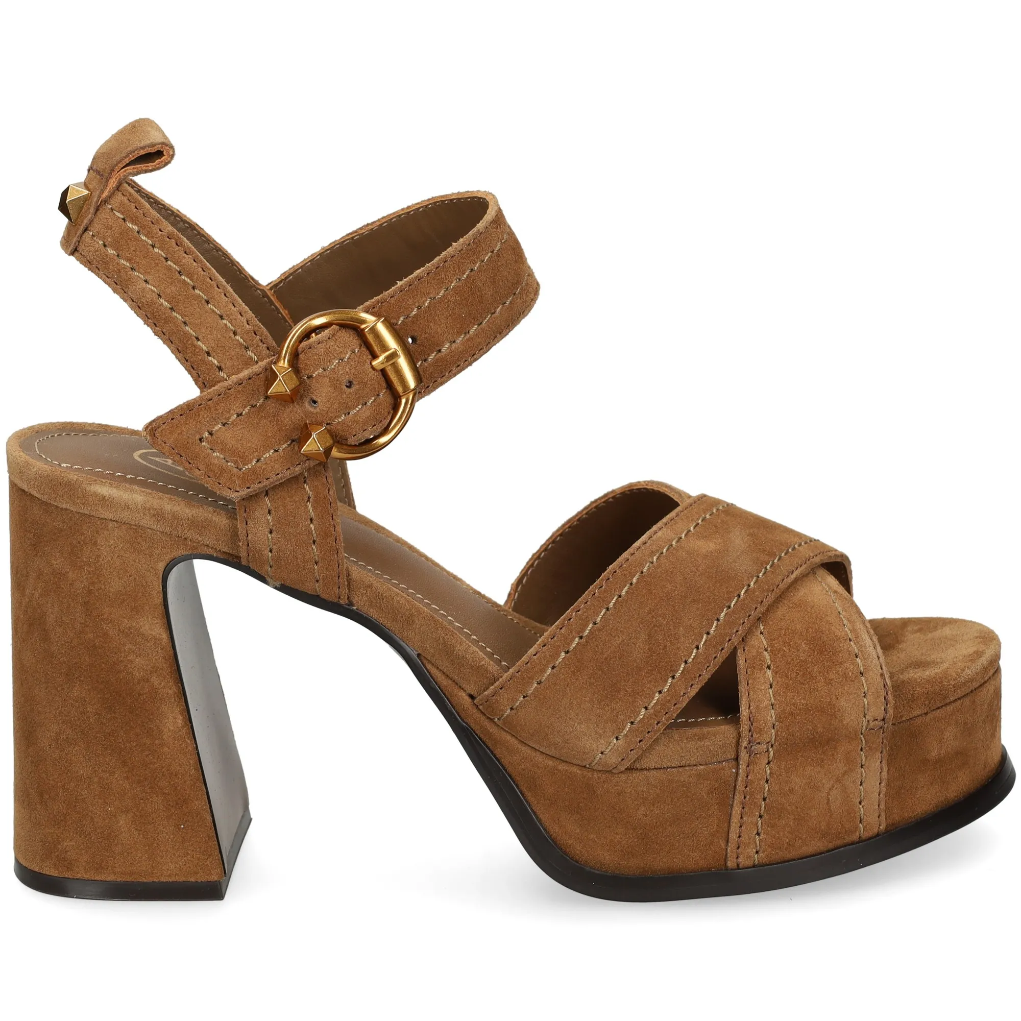 ASH Sandalias con plataforma de Mujer 02 RUSSET