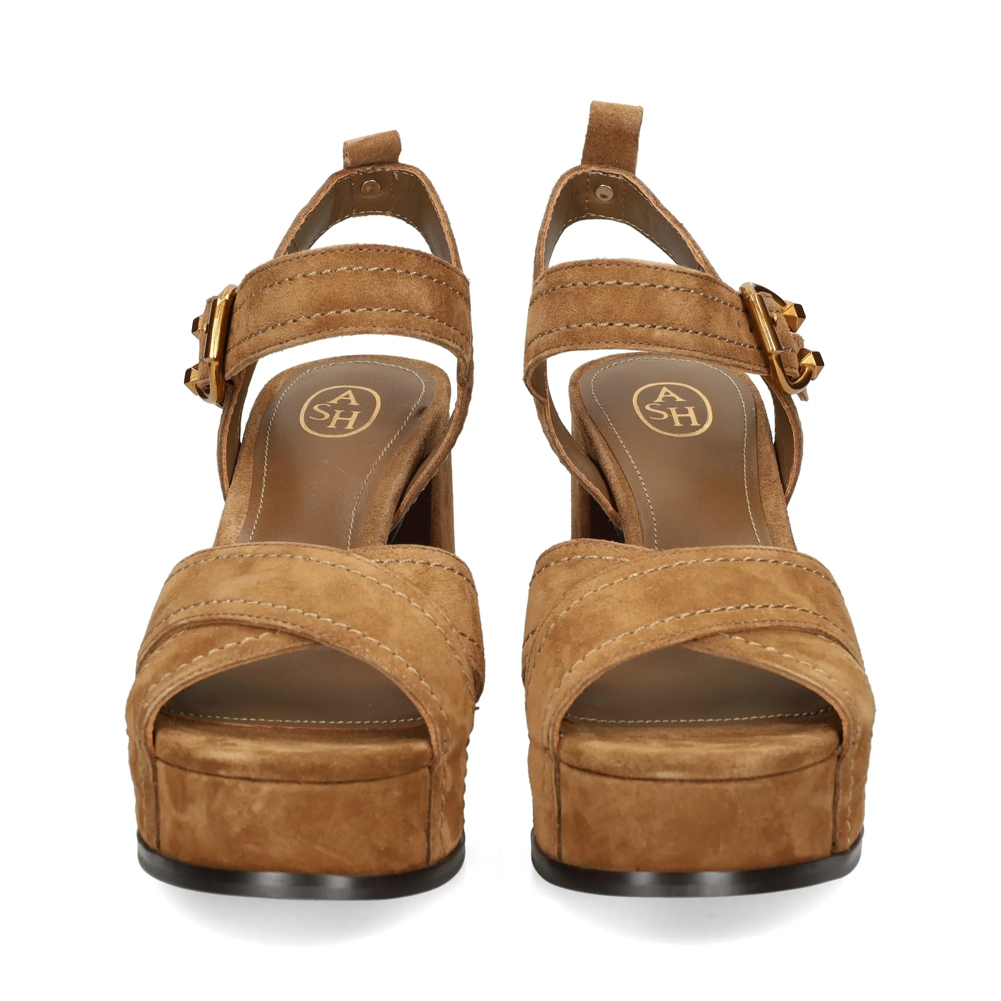 ASH Sandalias con plataforma de Mujer 02 RUSSET