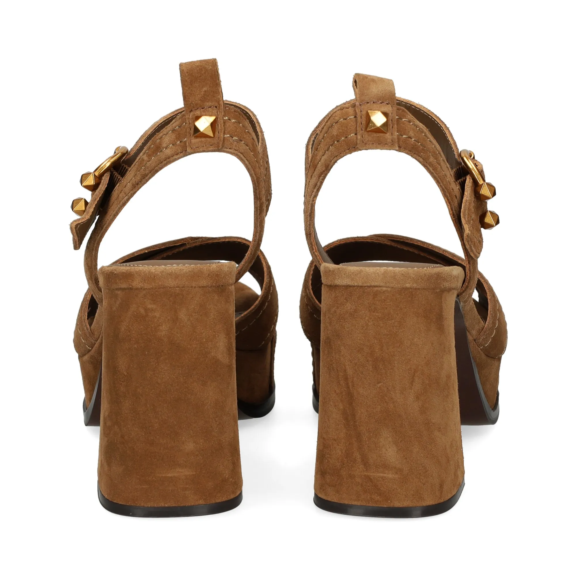 ASH Sandalias con plataforma de Mujer 02 RUSSET