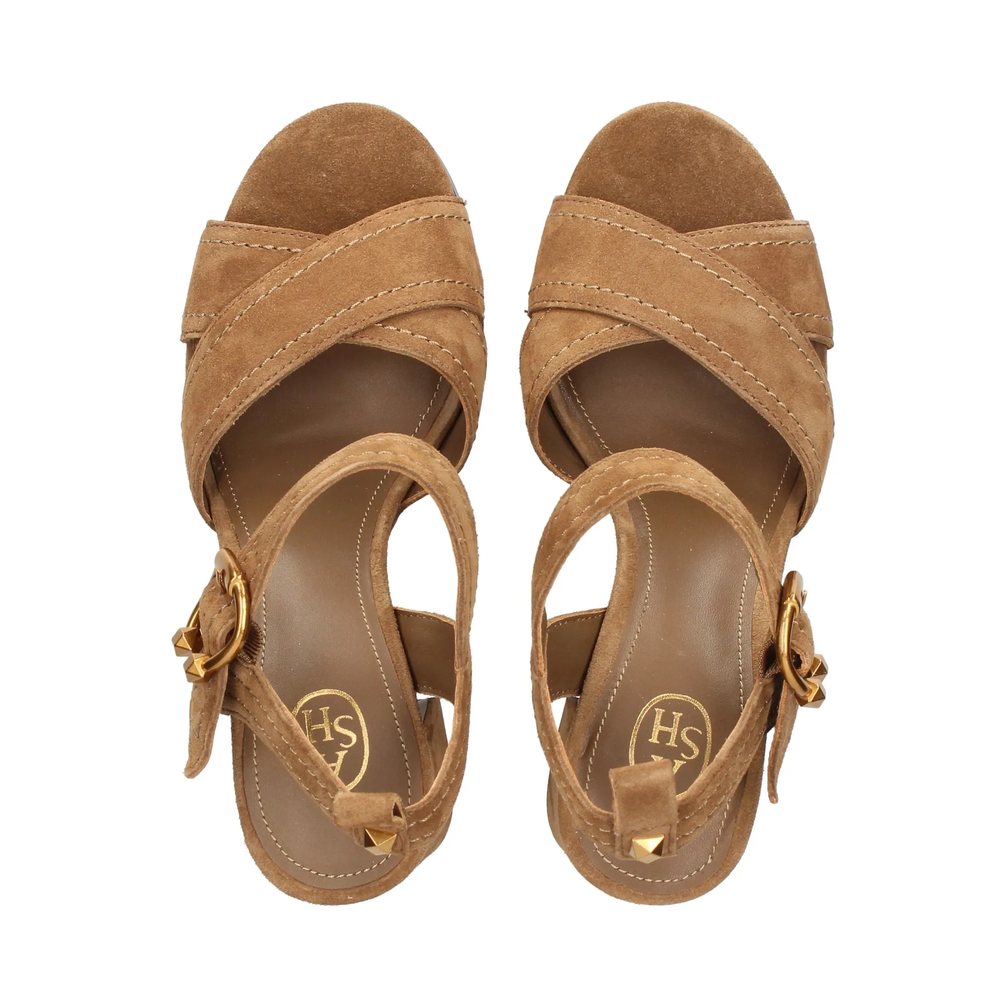 ASH Sandalias con plataforma de Mujer 02 RUSSET