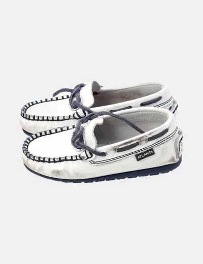 Atlanta Mocassin Mocasín blanco básico