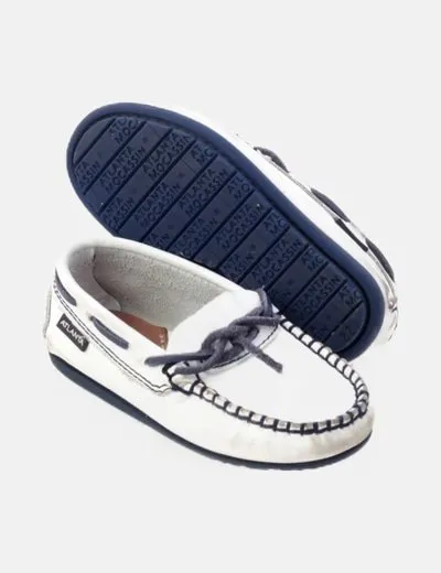 Atlanta Mocassin Mocasín blanco básico