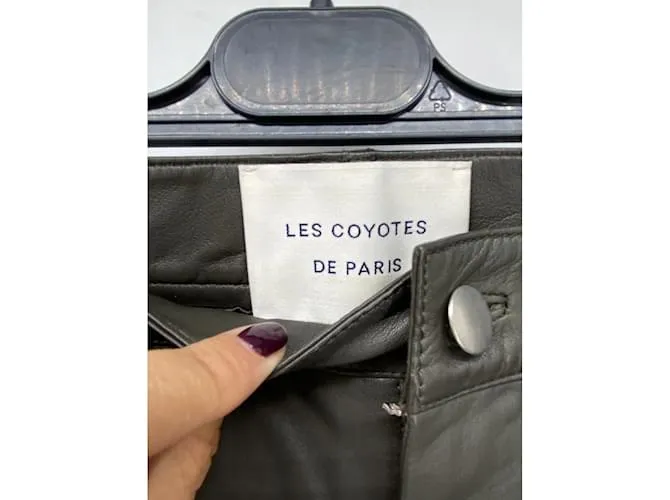 Autre Marque LES COYOTES DE PARIS Pantalón T.Cuero internacional S Caqui 