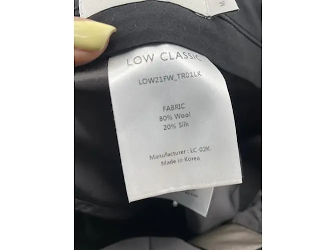 Autre Marque Pantalón LOW CLASSIC T.Lana M internacional Gris 