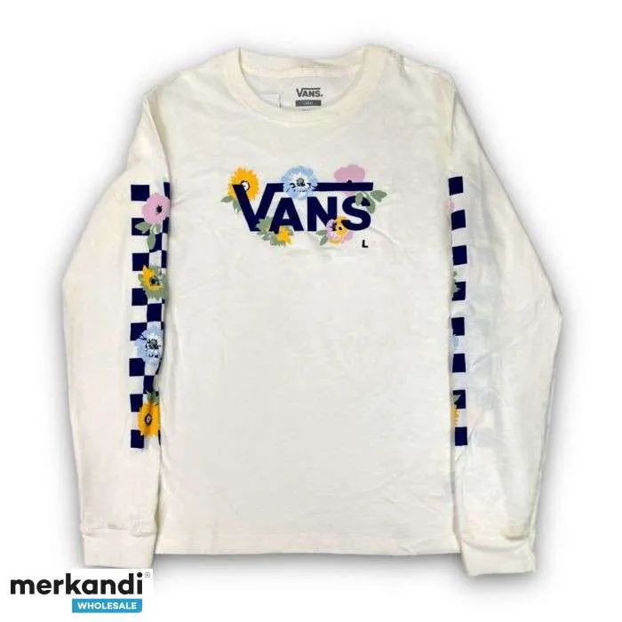 Auténtico palet de ropa de Vans, selección mixta de 100 piezas, todo nuevo con etiquetas