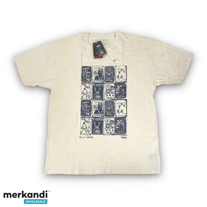 Auténtico palet de ropa de Vans, selección mixta de 100 piezas, todo nuevo con etiquetas