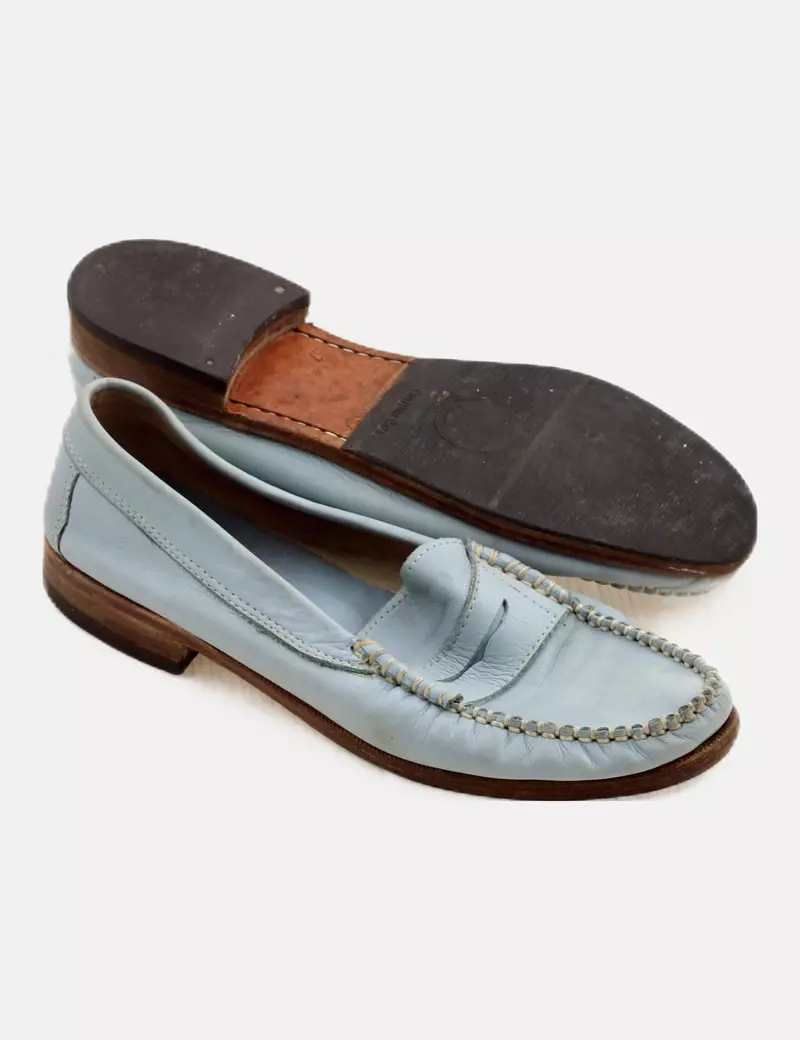Ayestaran Mocasín cuero aguamarino