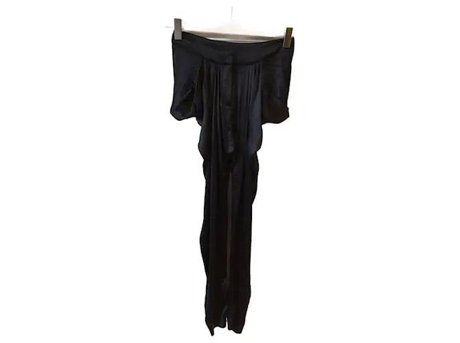 BALMAIN Pantalón T.fr 36 SINTÉTICO Negro 