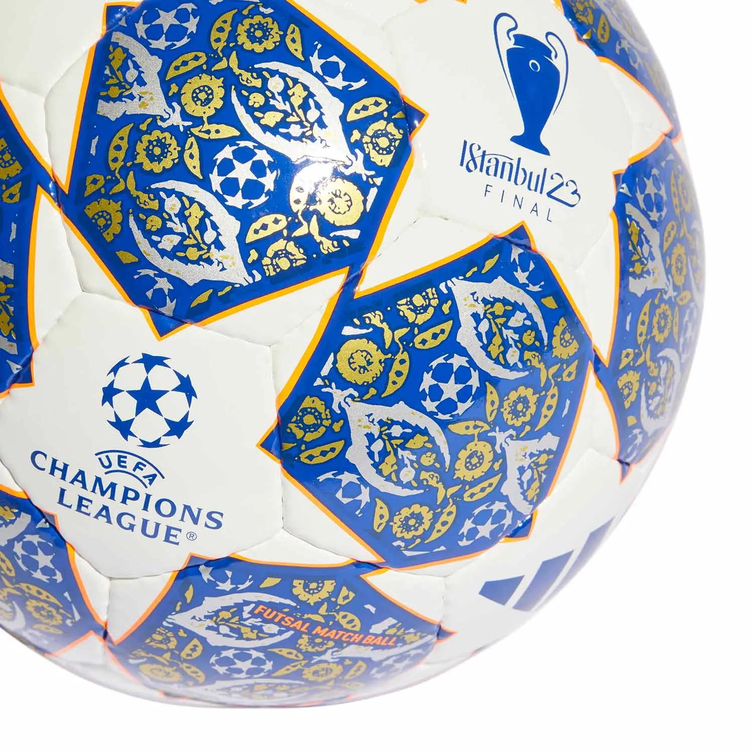 Balón adidas UCL Pro Sala Estambul talla 62 cm