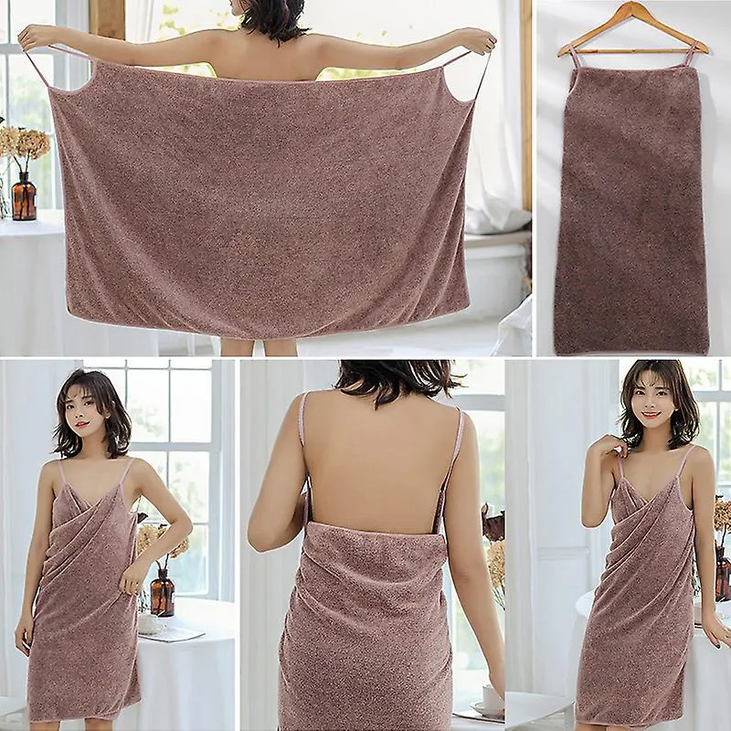 Bathing Towels Microfiber Bath Robe Women Ladies Towels Bathroom Home Textile Absorbent Shower Towel Women Robe Bath Wearable