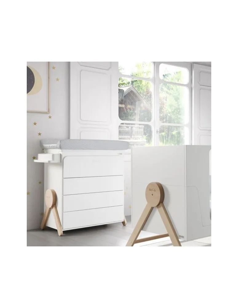 BAÑERA B1837 SWING BLANCO/WATERWOOD LUNARES BEIG