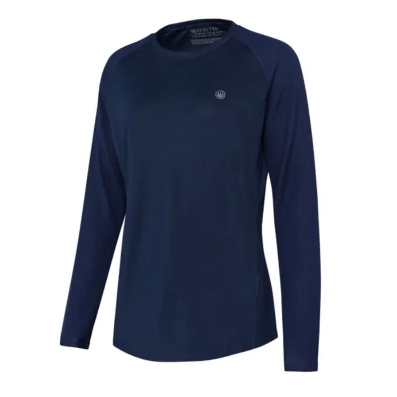 Beretta Camiseta Ciel Tech Manga Larga Blue Total Eclipse