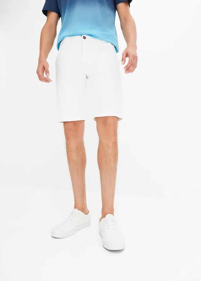Bermuda tipo chino Blanco