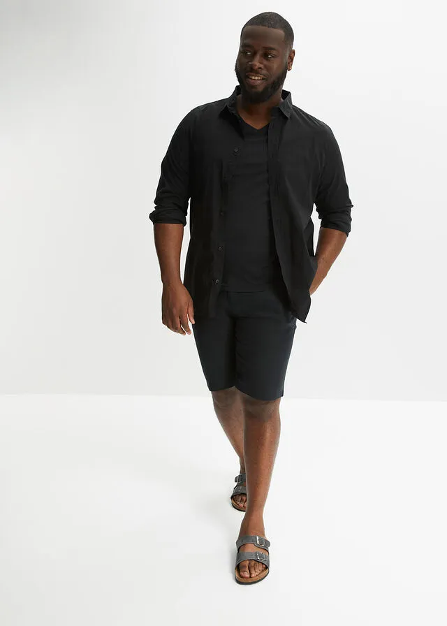 Bermuda tipo chino Negro