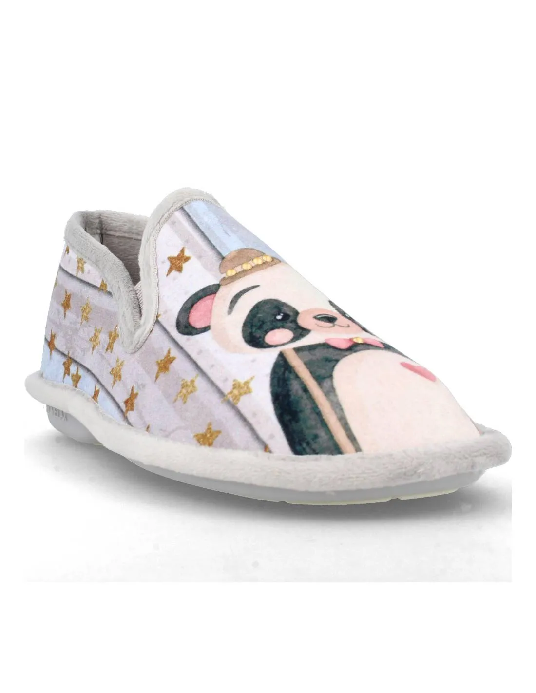 BIORELAX  ZAPATILLAS CASA CERRADA OSO PANDA NIEBLA