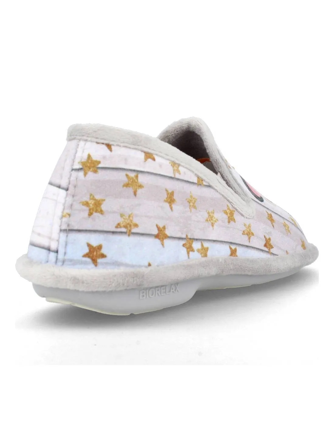 BIORELAX  ZAPATILLAS CASA CERRADA OSO PANDA NIEBLA