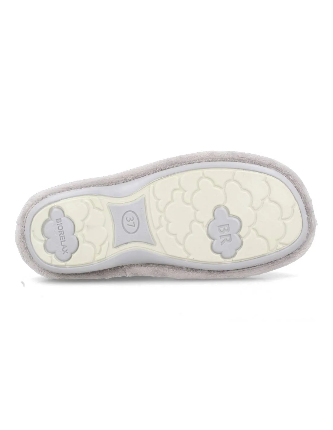 BIORELAX  ZAPATILLAS CASA CERRADA OSO PANDA NIEBLA