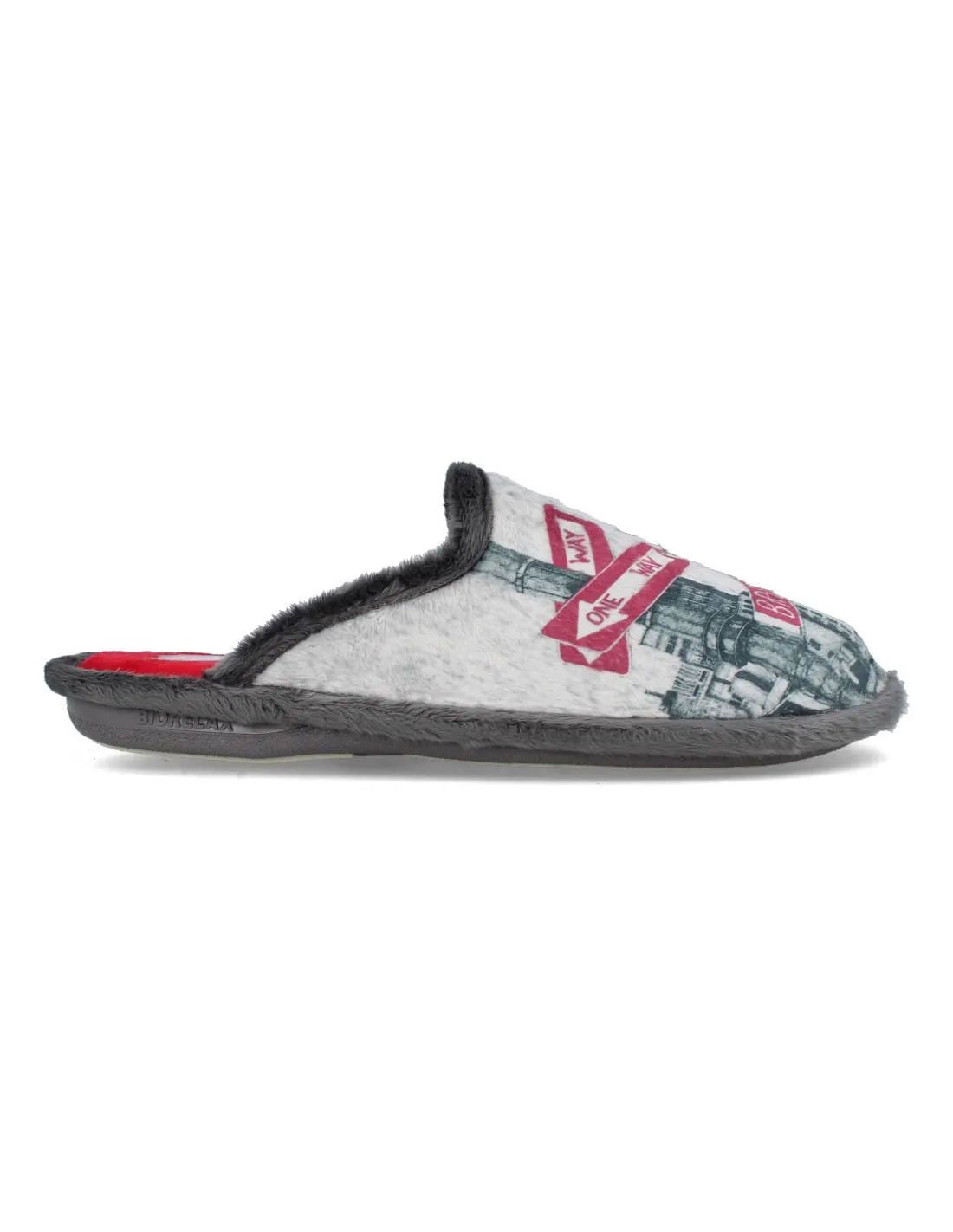 BIORELAX  ZAPATILLAS CASA RASCACIELOS GRIS