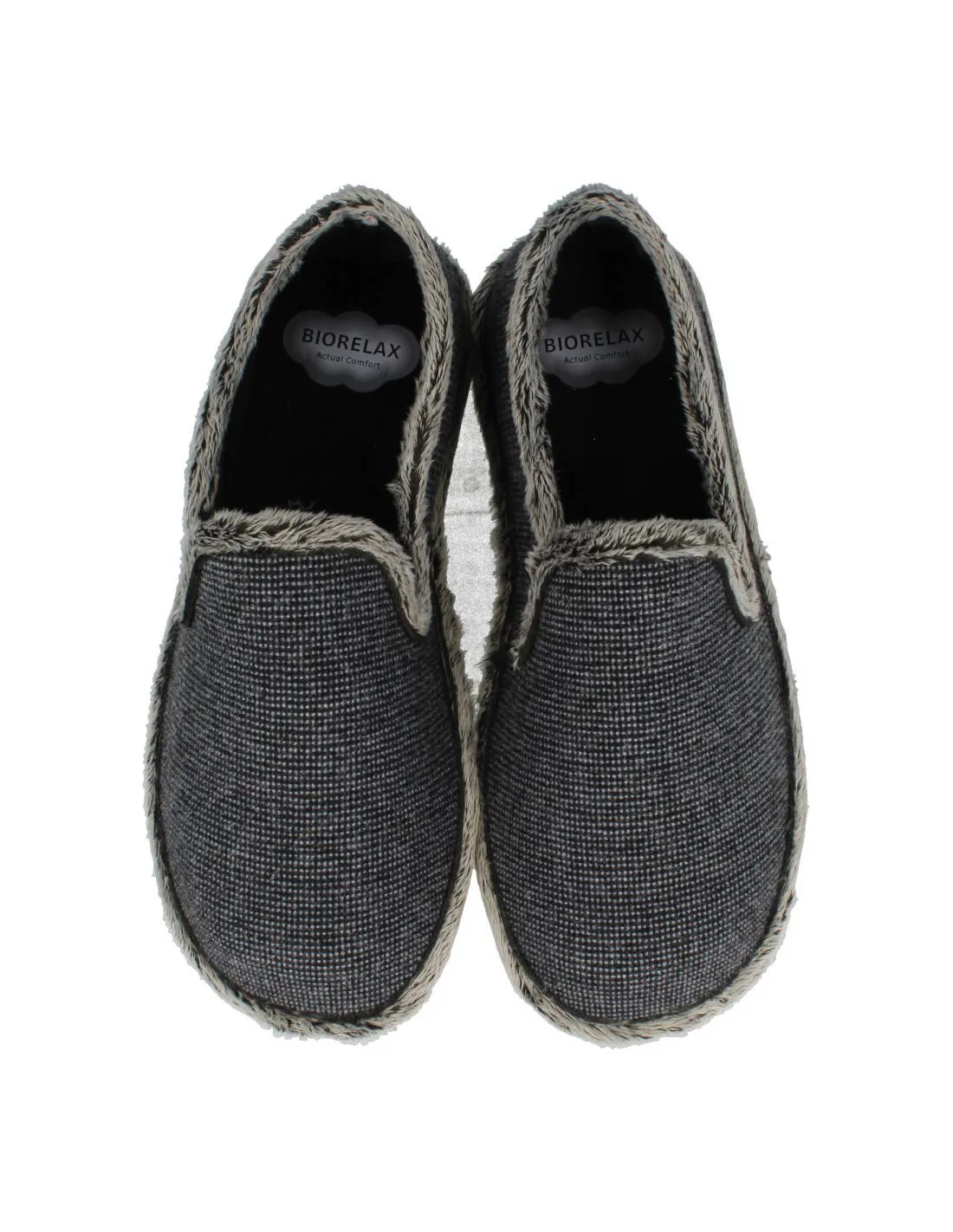 BIORELAX  ZAPATILLAS CERRADAS HOMBRE SUAPEL LISO NEGRO