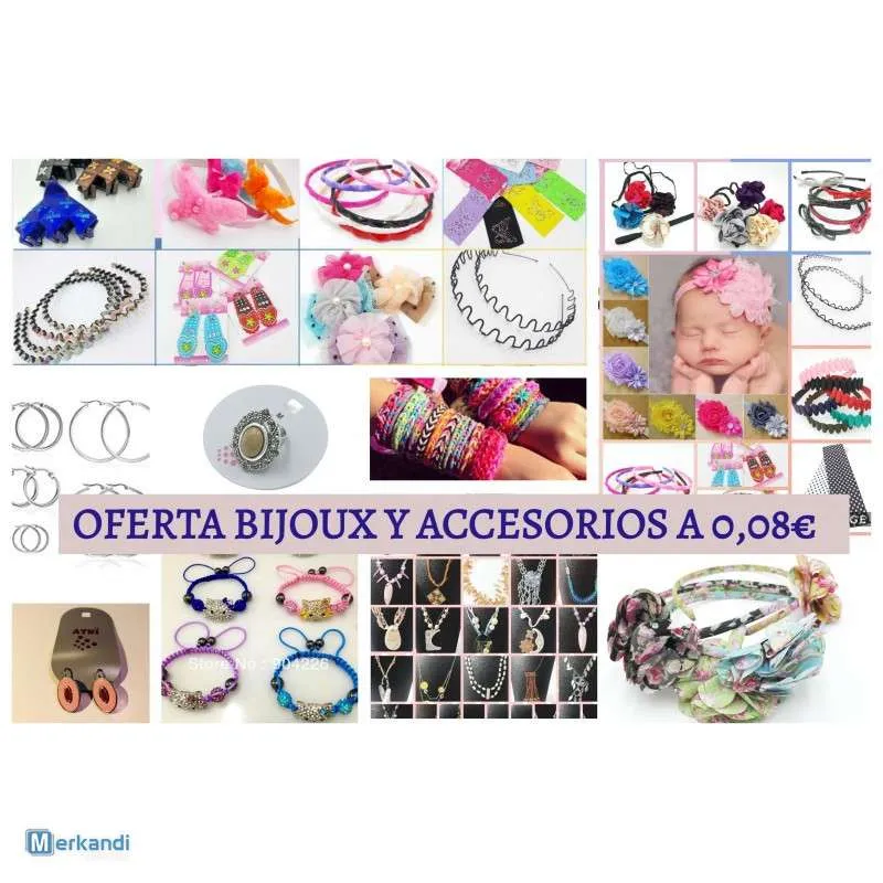 Bisutería y complementos para el pelo desde 0,08